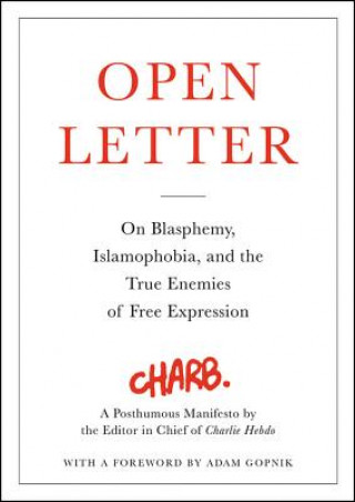Libro Open Letter Charb