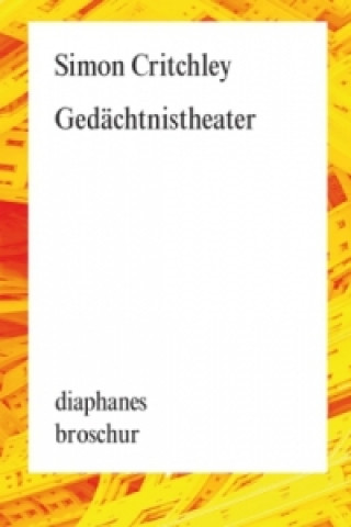 Книга Gedächtnistheater Simon Critchley