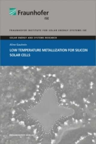 Könyv Low Temperature Metallization for Silicon Solar Cells. Aline Gautrein