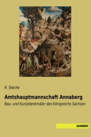 Carte Amtshauptmannschaft Annaberg R. Steche