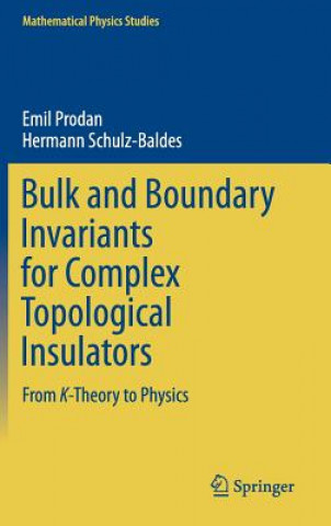 Książka Bulk and Boundary Invariants for Complex Topological Insulators Emil Prodan