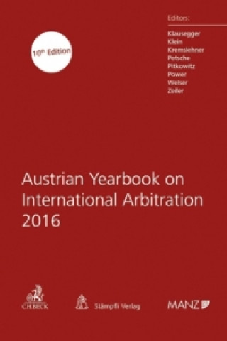 Carte Austrian Yearbook on International Arbitration 2016 Christian Klausegger