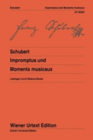 Printed items Impromptus and Moments Musicaux Franz Schubert