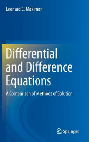 Книга Differential and Difference Equations Leonard Maximon