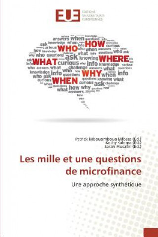 Könyv Les Mille Et Une Questions de Microfinance Mbouombouo Mfossa-P