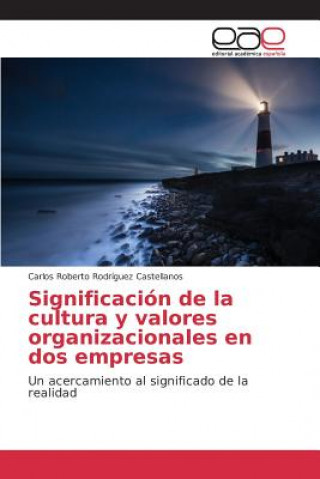 Книга Significacion de la cultura y valores organizacionales en dos empresas Rodriguez Castellanos Carlos Roberto