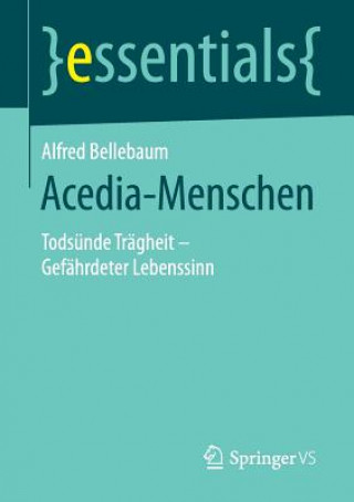 Buch Acedia-Menschen Alfred Bellebaum