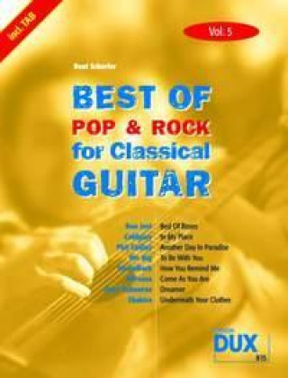 Kniha Best Of Pop & Rock For Classical Guitar 