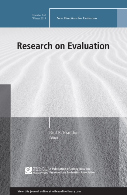E-book Research on Evaluation Paul R. Brandon