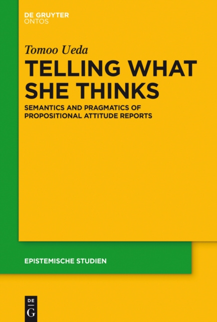 E-book Telling What She Thinks Tomoo Ueda