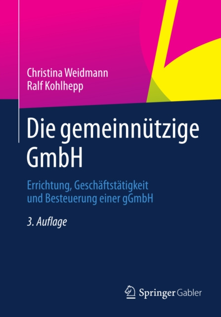 E-book Die gemeinnutzige GmbH Christina Weidmann