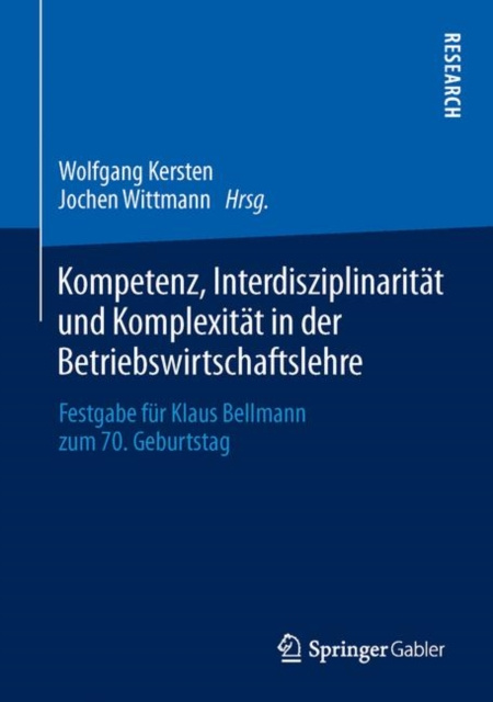 E-kniha Kompetenz, Interdisziplinaritat und Komplexitat in der Betriebswirtschaftslehre 