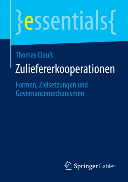 E-knjiga Zuliefererkooperationen Thomas Clau