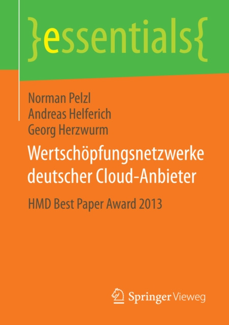 E-kniha Wertschopfungsnetzwerke deutscher Cloud-Anbieter 