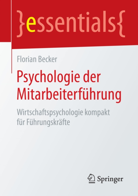 E-kniha Psychologie der Mitarbeiterfuhrung 
