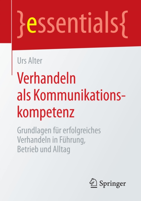 E-book Verhandeln als Kommunikationskompetenz Urs Alter