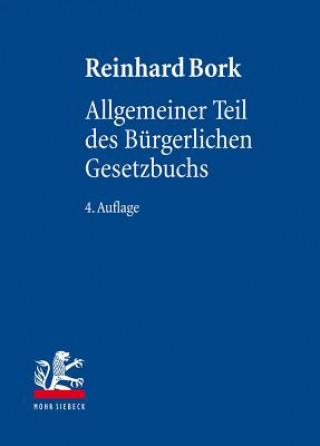 Kniha Allgemeiner Teil des Burgerlichen Gesetzbuchs Reinhard Bork