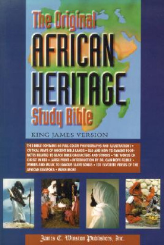 Carte Original African Heritage Study Bible-KJV-Large Print Cain Hope Felder