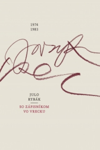 Kniha So zápisníkom vo vrecku 1974-1983 Julo Rybák
