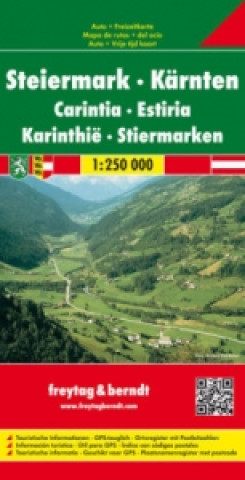 Nyomtatványok Styria - Carinthia Road Map 1:250 000 