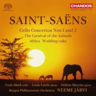 Audio Cello Concertos Nos 1 and 2 / The Carnival of the Animals / Africa / Wedding-cake, 1 Super-Audio-CD (Hybrid) Mork/Lortie/Mercier/Järvi/Bergen PO