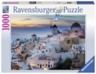 Játék Abend über Santorini (Puzzle) 