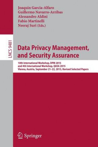 Carte Data Privacy Management, and Security Assurance Joaquin Garcia-Alfaro