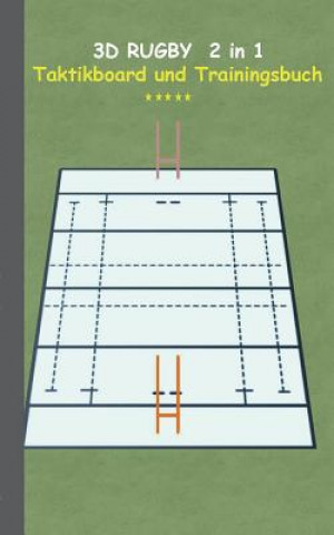 Carte 3D Rugby 2 in 1 Taktikboard und Trainingsbuch Theo Von Taane