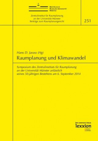 Kniha Raumplanung und Klimawandel Hans D. Jarass