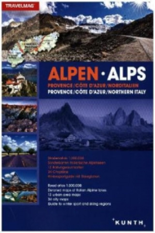 Könyv Reiseatlas Alpen. Alps 