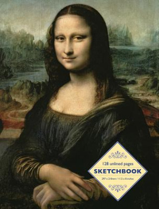 Könyv Sketchbook: Mona Lisa by Leonardo Da Vinci Peony Press