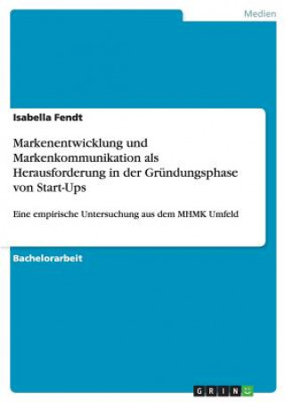 Carte Markenentwicklung und Markenkommunikation als Herausforderung in der Grundungsphase von Start-Ups Isabella Fendt