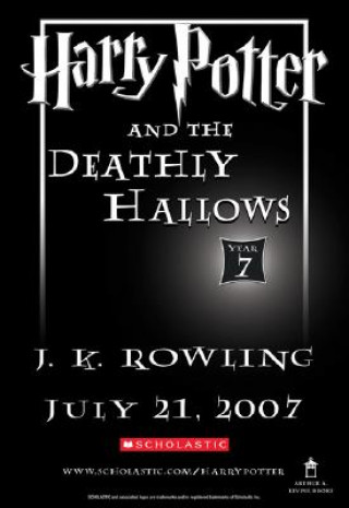 Könyv Harry Potter and the Deathly Hallows J K Rowling