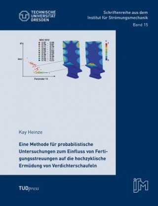 Kniha Eine Methode fur probabilistische Untersuchungen zum Einfluss von Fertigungsstreuungen auf die hochzyklische Ermudung von Verdichterschaufeln Kay Heinze