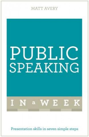 Könyv Public Speaking In A Week Matt Avery