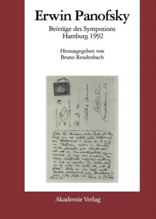 Carte Erwin Panofsky: Beitraege DES Symposions Hamburg Bruno Reudenbach