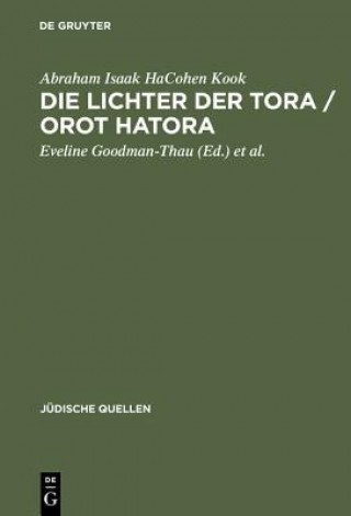 Kniha Die Lichter Der Tora - Orot Hatora AI Kook