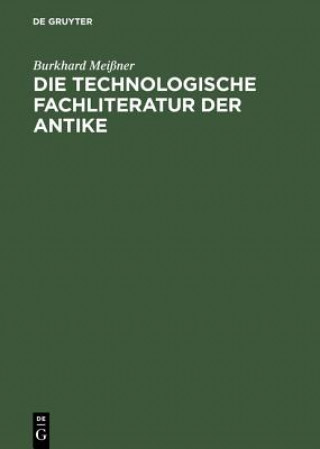 Książka technologische Fachliteratur der Antike Burkhard Meißner