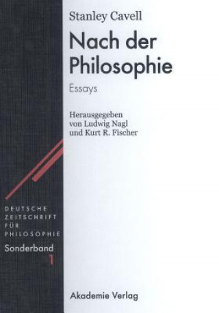 Book Nach der Philosophie Stanley Cavell