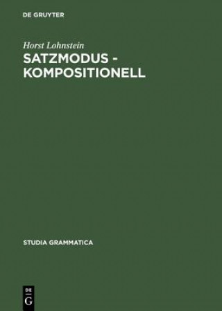 Book Satzmodus - kompositionell Horst Lohnstein