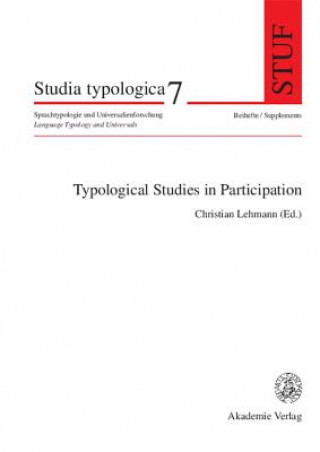 Kniha Typological Studies in Participation Christian Lehmann