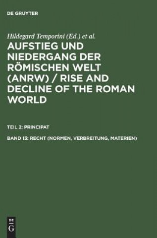 Kniha Recht (Normen, Verbreitung, Materien) Hildegard Temporini