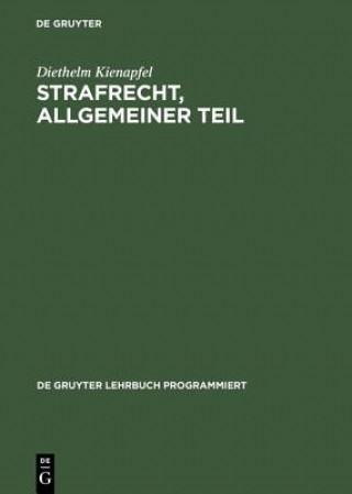 Könyv Strafrecht, Allgemeiner Teil Diethelm Kienapfel