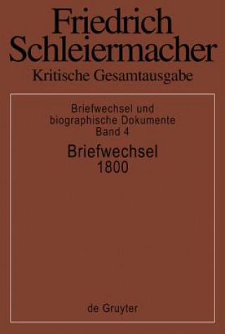 Livre Briefwechsel 1800 Andreas Arndt