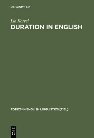 Kniha Duration in English Lia Korrel