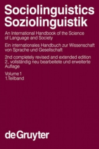 Книга Sociolinguistics / Soziolinguistik. Volume 1 Ulrich Ammon