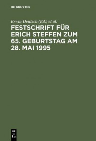 Carte Festschrift Fur Erich Steffen Zum 65. Geburtstag Am 28. Mai 1995 Erwin Deutsch
