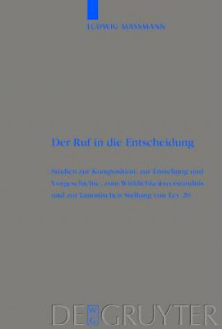 Kniha Ruf in die Entscheidung Ludwig Massmann