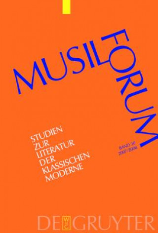 Kniha Musil-Forum, Band 30, Musil-Forum (2007/2008) Norbert Christian Wolf