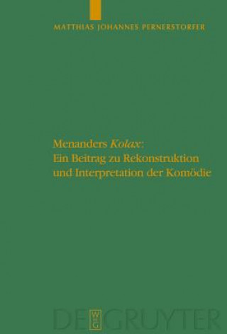 Libro Menanders Kolax Matthias Johannes Pernerstorfer